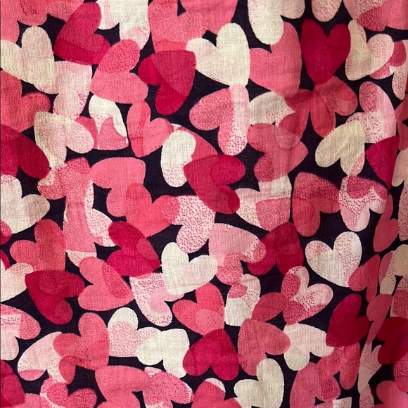Talbots Pink Hearts Blouse Perfect for Valentines Excellent Condition - Picture 10 of 10